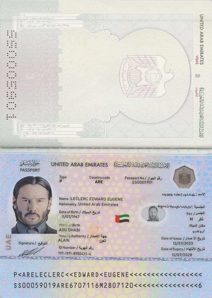 Designing a Professional UAE Passport PSD 2026