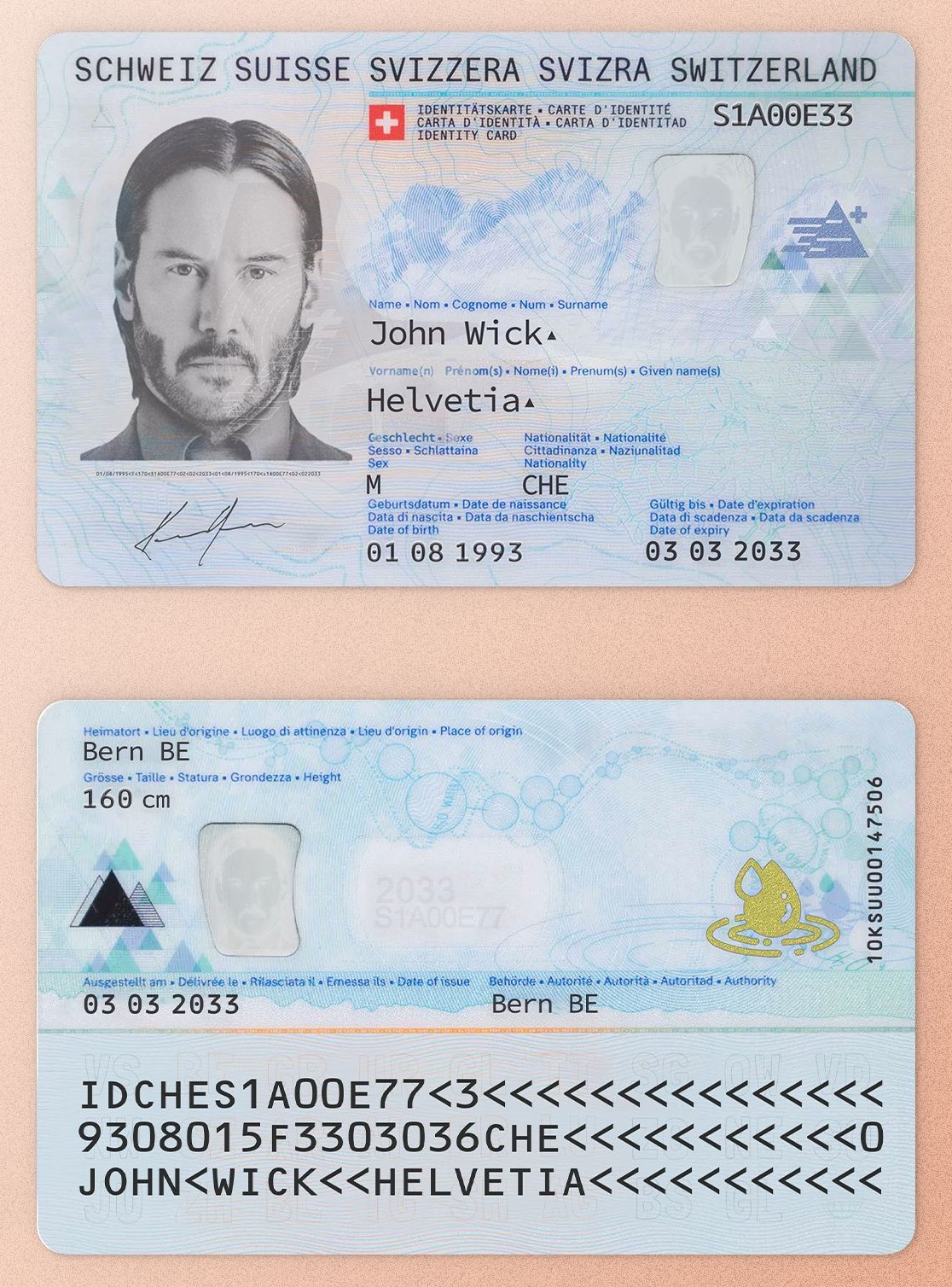 Switzerland ID Card PSD New 2025