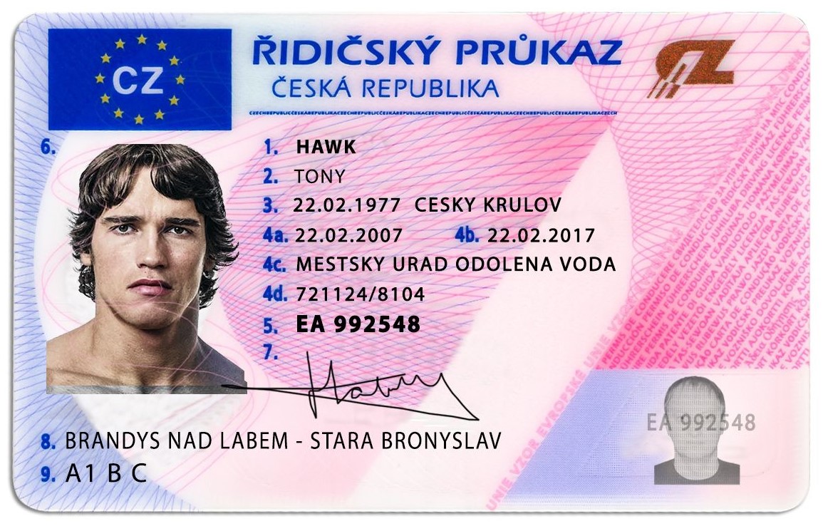 Czech ID Card PSD Version 4
